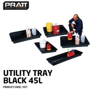 Utility Tray Black 68L