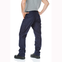 WORKIT Cotton Drill Regular Weight Multi Pocket Cargo Pants Navy 102ST