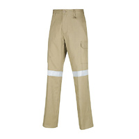 WORKIT Lightweight Cotton Drill Taped Cargo Pants Khaki 102R