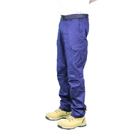 WORKIT Stretch Ripstop Modern Fit Cargo Pants Navy 102ST