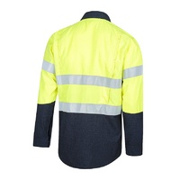 WORKIT PARVOTEX PPE1 FR Inherent 155gsm Ripstop Lightweight Taped Shirt Orange 3XL