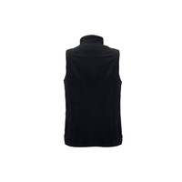Ladies Plain Micro Fleece Vest Black 8