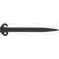 1x Supa Peg Black Polycarbonate Tent Pegs 300mm
