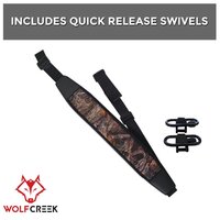 Wolf Creek Anti-Slip Camo Gun Sling w Swivels