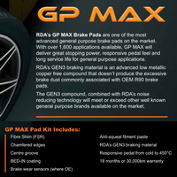 Front Brake pads for Honda Jazz GK, GF 1.5L FWD 7/2014-On