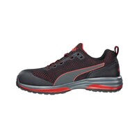Puma Safety Unisex Speed Cloud Shoes Colour Black/Red Size AU/UK 3 (US 4)
