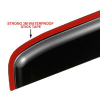 FIERYRED Weather Shield Window Visor for Ford Ranger 2012-18 Double Cab