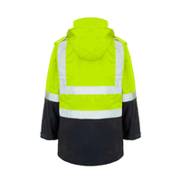 Rainbird Workwear Healy 4-In-1 Jacket & Vest XS Fluoro Orange/Navy