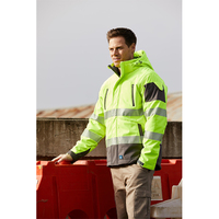 Rainbird Workwear Jones Softshell Coat XS Fluoro Orange/Charcoal