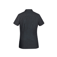 Indie Ladies Short Sleeve Shirt Dark Blue 8