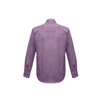 Mens Trend Long Sleeve Shirt Silver XSmall