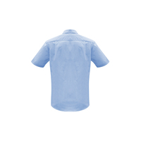 Mens Euro Short Sleeve Shirt White XSmall