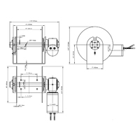 Commercial xl drum anchor winch