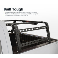 SAN HIMA Universal Ute Tub Rack 3mm Powder Coated Steel Adjustable Height Width