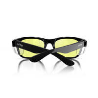 SafeStyle Classics Black Frame Yellow Lens Safety Glasses