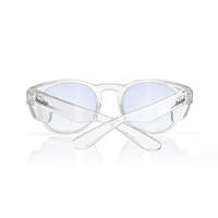 SafeStyle Cruisers Clear Frame Blue Light Blocking Lens Safety Glasses