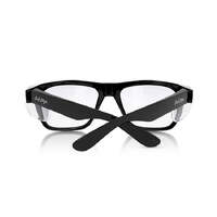 SafeStyle Fusions Black Frame Clear Lens Safety Glasses