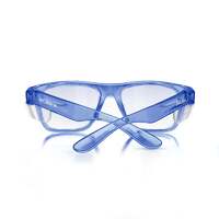 SafeStyle Fusions Blue Frame Blue Light Blocking Lens Safety Glasses