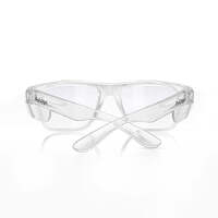 SafeStyle Fusions Clear Frame Clear Lens Safety Glasses