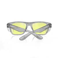 SafeStyle Fusions Graphite Frame Yellow Lens Safety Glasses