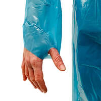 Thumb loop apron - blue