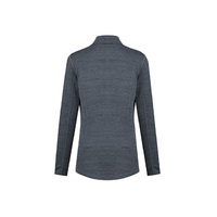 Ladies Monterey Top Grey Marle/Black 2XL