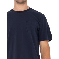 Elbow Grease Short Sleeve Tee Colour Navy Blue Size M