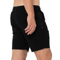 Heavy Lifts 17 Elastic Short Colour Black Size 30