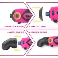 Monika pink tool combo cordless drill driver electric cutter bottle opener screwdriver