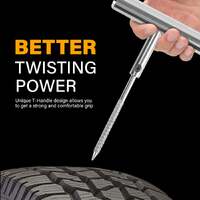 Masterspec 64pcs tubeless tyre puncture repair kit universal flat tyre plug tool set