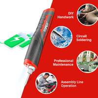 Topex 4v max cordless glue gun soldering iron twin kit with adaptor accessories