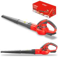 Topex 20v cordless leaf blower 200km/h garden dust lightweight skin only without battery