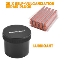 64pcs Tubeless Tyre Puncture Repair Kit Universal Flat Tyre Plug Tool Set