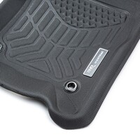 3D Maxtrac Rubber Mats for Toyota Land cruiser 79 Series Dual Cab 2007+-Front Pair Maxtrac RUBBER Colour Black
