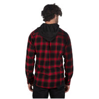 Unit Mens Shirt Flannel Hood Chester L Blue