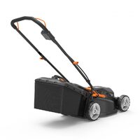 WORX 40V (20V x 2)  34cm Push Lawn Mower Kit w/ 2x POWERSHARE Batteries & Charger - WG779E