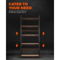 Sharptoo 4x1.5m Garage Shelving Shelves Warehouse Storage Rack Racking Pallet