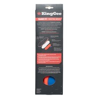 KingGee Mens Max Comfort Insoles Size AU/UK 9-11 Colour Black