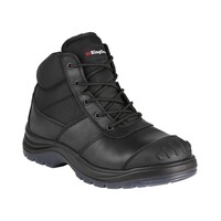 KingGee Mens Tradie Side Zip Boot Size AU/UK 7 (US 8) Colour Black