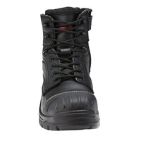 KingGee Mens Phoenix 6Z Side Zip Boot Size AU/UK 7 (US 8) Colour Black