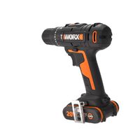 WORX 20V Cordless 13mm Hammer Drill with 2x POWERSHARE Batteries & Charger - WX370.1