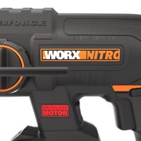 WORX NITRO 20V Cordless Brushless 2J SDS Rotary Hammer Drill with 4Ah POWERSHARE Battery & Charger - WX381.B