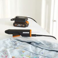 WORX 20V Cordless MAKERX Hot Glue Gun Skin (HubX & POWERSHARE Battery / Charger not incl.) - WX746.9