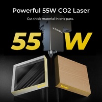 xTool P2 55W CO2 Laser Engraver (Class 4) with safety Set Grey