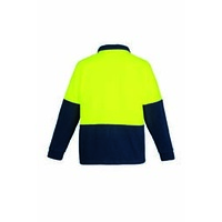 Syzmik Unisex Hi Vis Half Zip Fleece Jumper Orange/Navy XXS