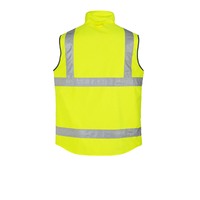 Syzmik Mens Hi Vis Lightweight Fleece Lined Vest Orange Small