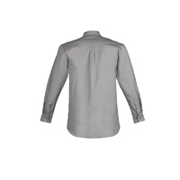 Syzmik Mens Lightweight Tradie L/S Shirt Blue Small