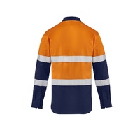 Syzmik Mens Lightweight Bio Motion Shirt Yellow/Navy XXS
