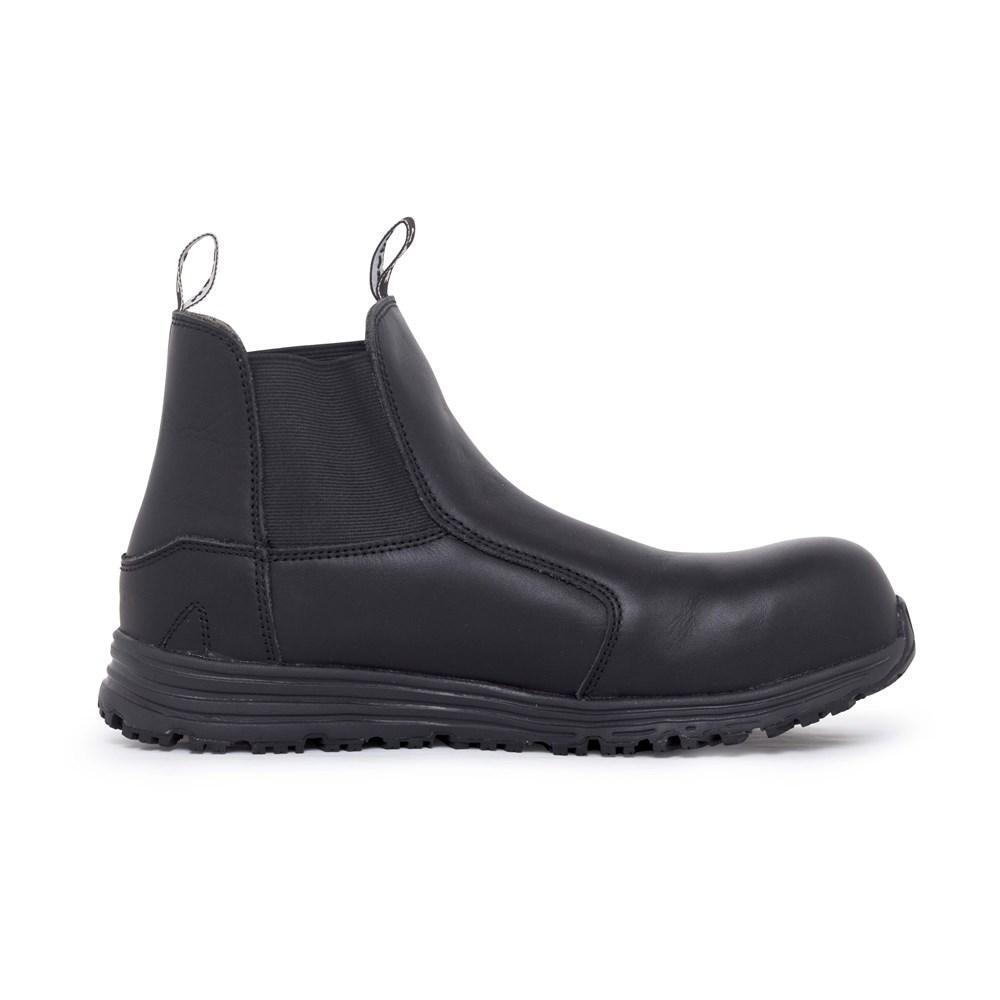 Mack Tuned Slip-On Safety Boots Size AU/UK 4 (US 5) Colour Black