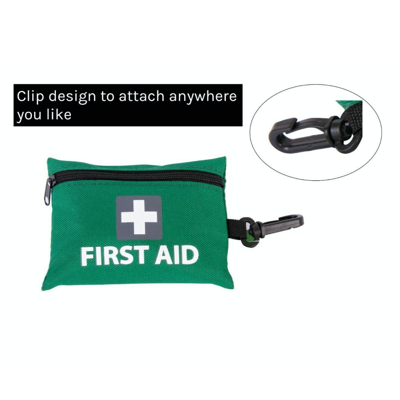 3x Mini First Aid Kit 129pcs Emergency Medical Travel Pocket Set Family Home Car Treatment